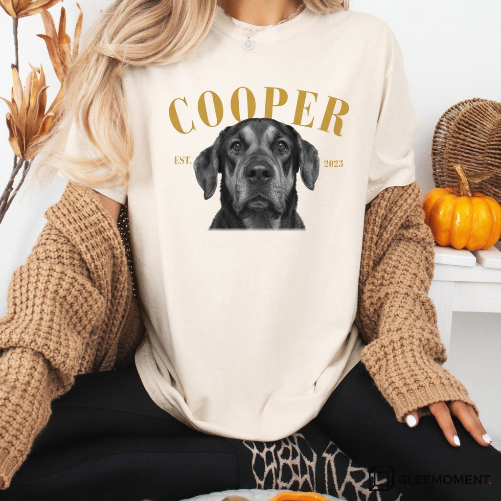 The Custom "EST." Year Pet Vintage T-Shirt
