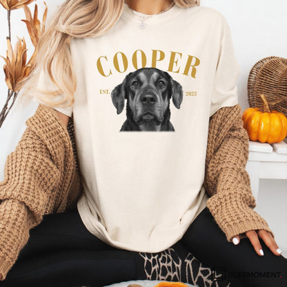 The Custom "EST." Year Pet Vintage T-Shirt