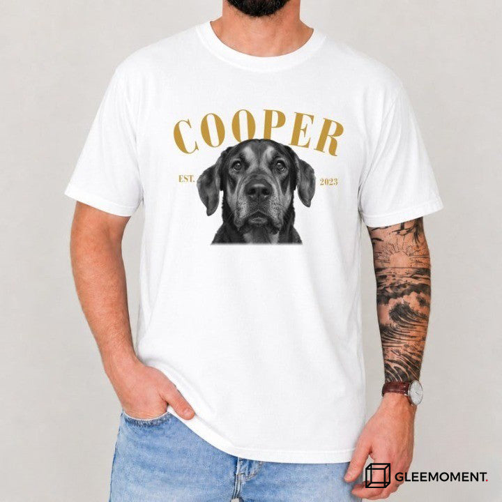 The Custom "EST." Year Pet Vintage T-Shirt