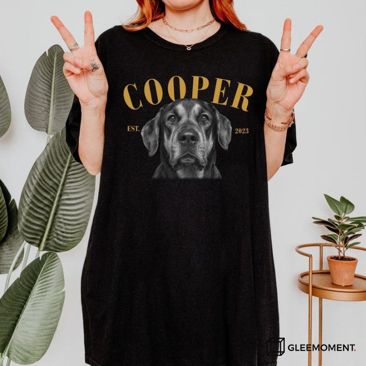 The Custom "EST." Year Pet Vintage T-Shirt