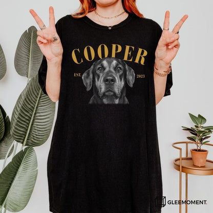 The Custom "EST." Year Pet Vintage T-Shirt