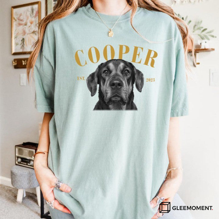 The Custom "EST." Year Pet Vintage T-Shirt