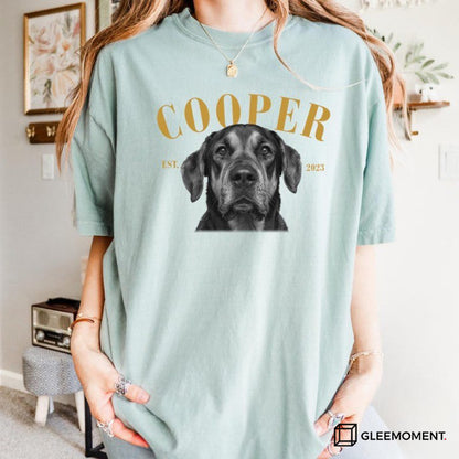 The Custom "EST." Year Pet Vintage T-Shirt