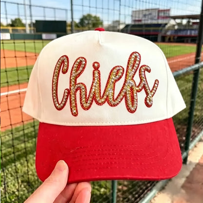 The Custom Glitter Team Retro Trucker Hat