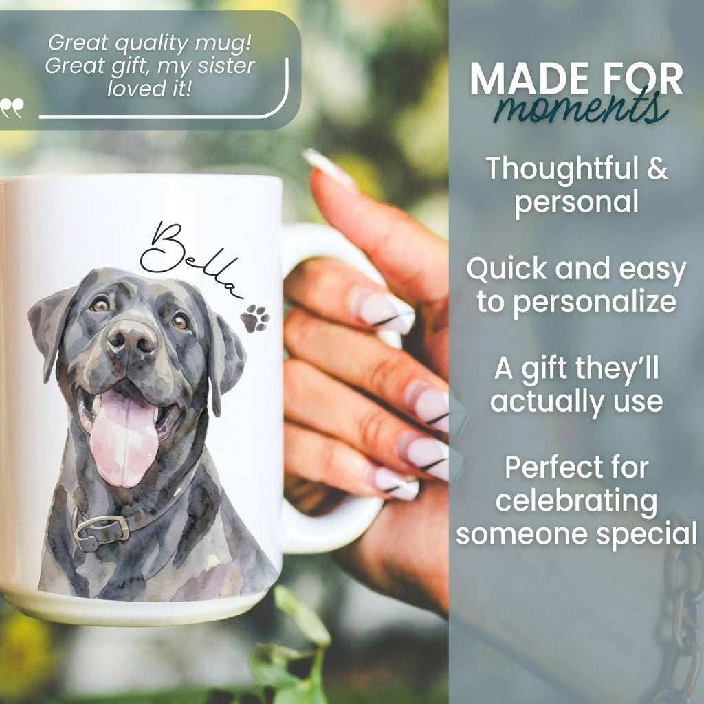The Proud Pet Parent Custom Portrait Mug
