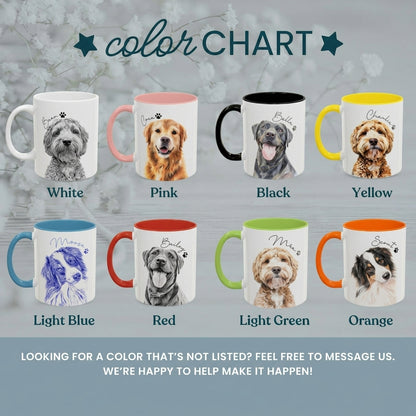 The Proud Pet Parent Custom Portrait Mug