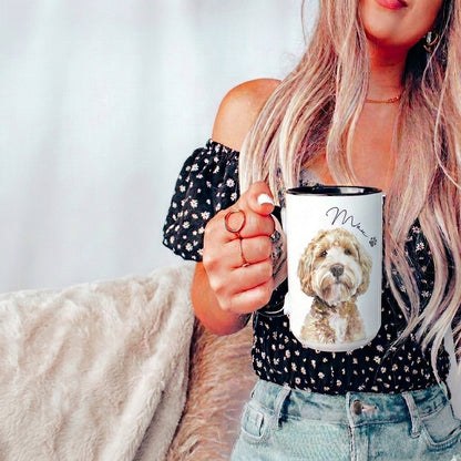 The Proud Pet Parent Custom Portrait Mug