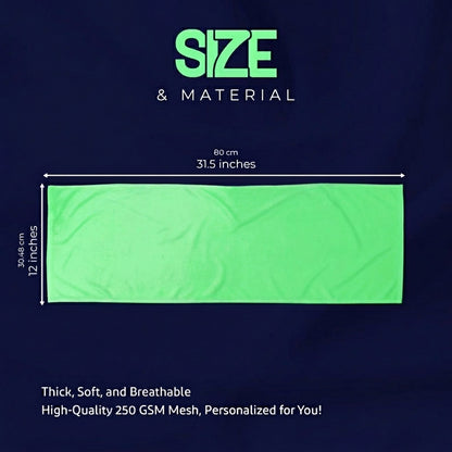 The Signature Retro Graphic Gym Towel
