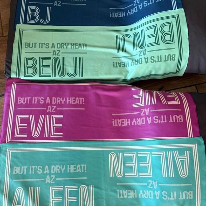 The Signature Retro Graphic Gym Towel