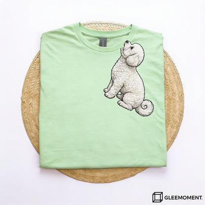 The "Biting Corner" Embroidered Pet Tee