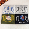 Custom Embroidered Photo Sweatshirt, Personalized Family Portrait Hoodie, Unique Keepsake Gift