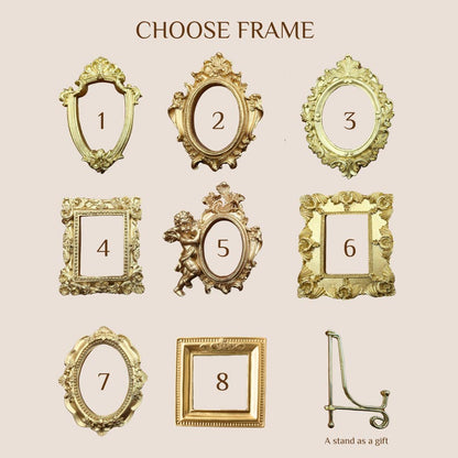 The Royal Antique Framed Pet Portrait