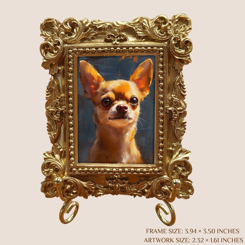 The Royal Antique Framed Pet Portrait