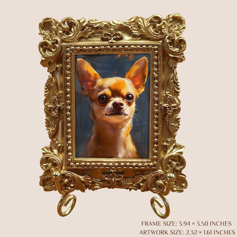 The Ornate Mini Custom Pet Painting