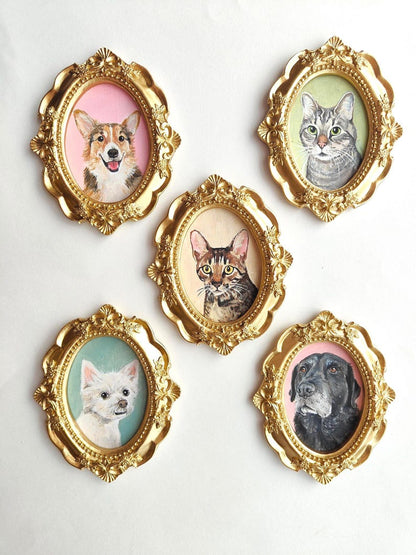 The Royal Antique Framed Pet Portrait