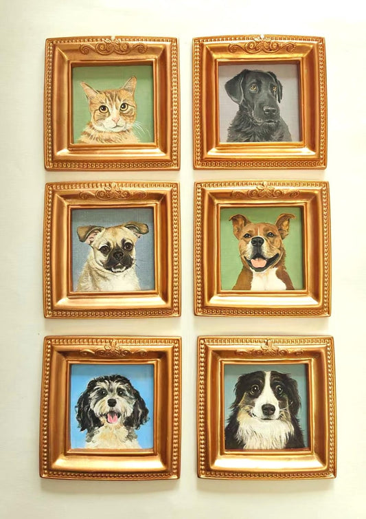 The Ornate Mini Custom Pet Painting