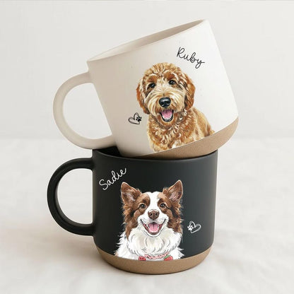 The Whimsical Custom Pet Pottery Mug