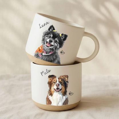 The Whimsical Custom Pet Pottery Mug