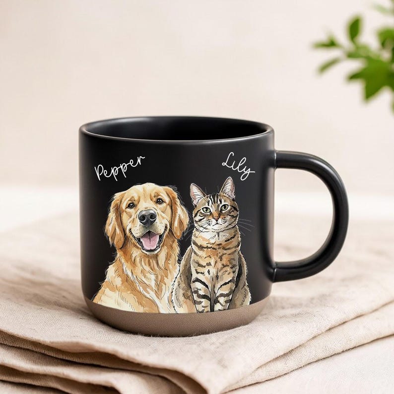 The Whimsical Custom Pet Pottery Mug