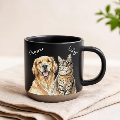 The Whimsical Custom Pet Pottery Mug