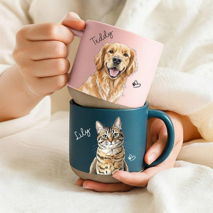 The Whimsical Custom Pet Pottery Mug