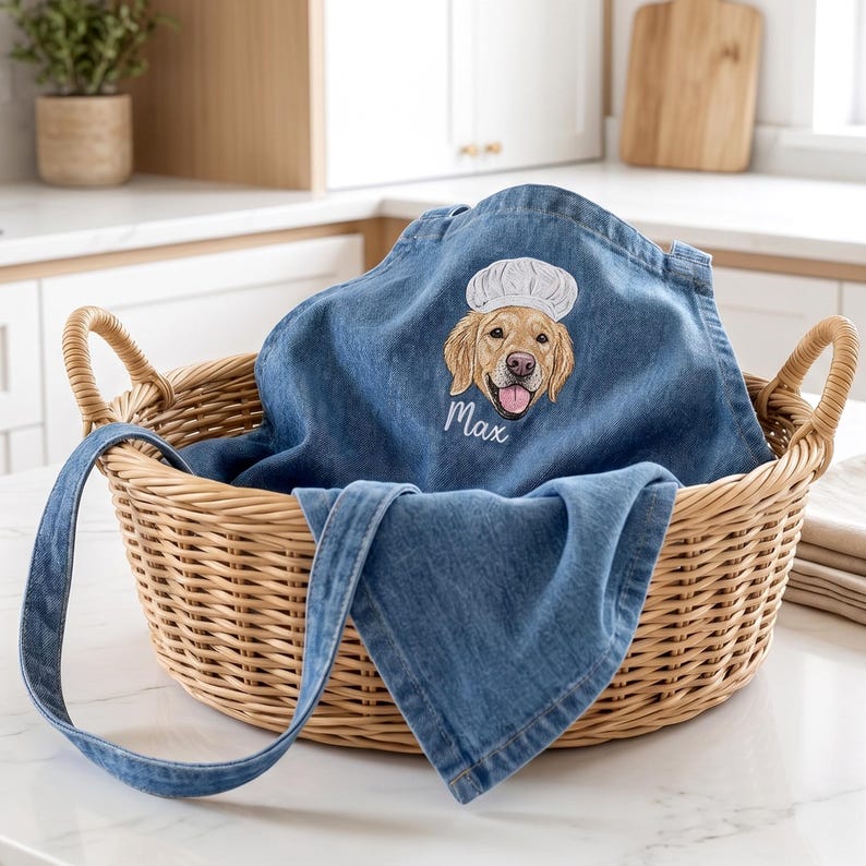 Custom Chef Pet Embroidered Apron