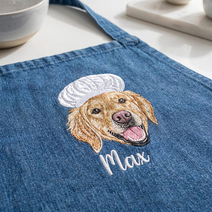 Custom Chef Pet Embroidered Apron