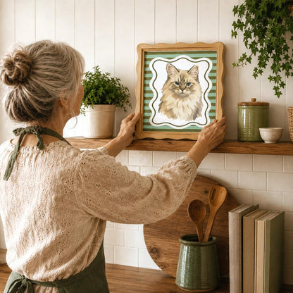 The Whimsical Custom Pet Painting Unframed