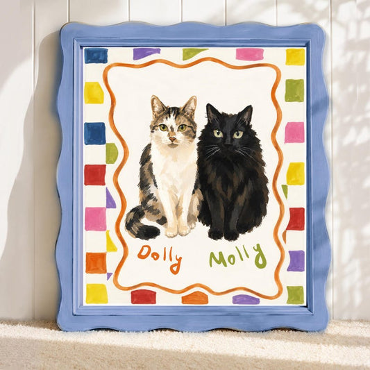 The Whimsical Custom Pet Painting Unframed