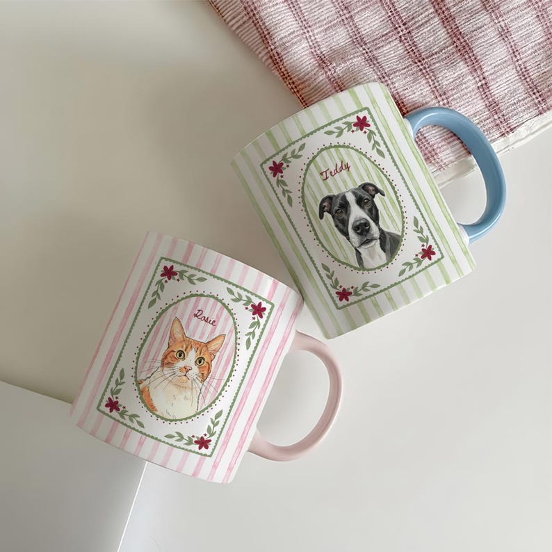 The Personalized Fur Baby Watercolor Mug
