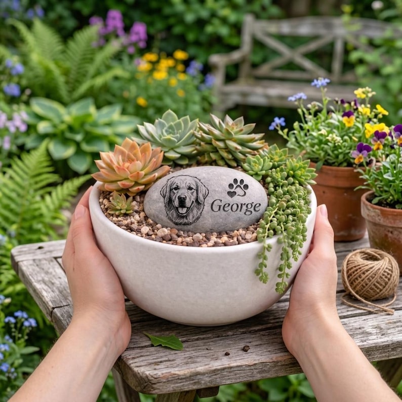 The Forever Companion Personalized Garden Stone