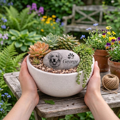 The Forever Companion Personalized Garden Stone
