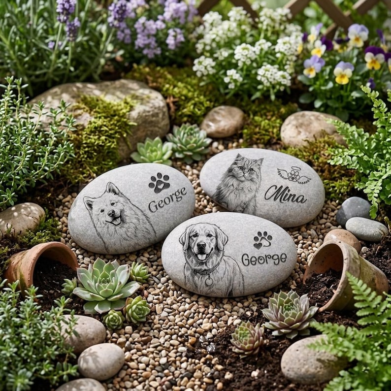 The Forever Companion Personalized Garden Stone