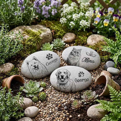 The Forever Companion Personalized Garden Stone