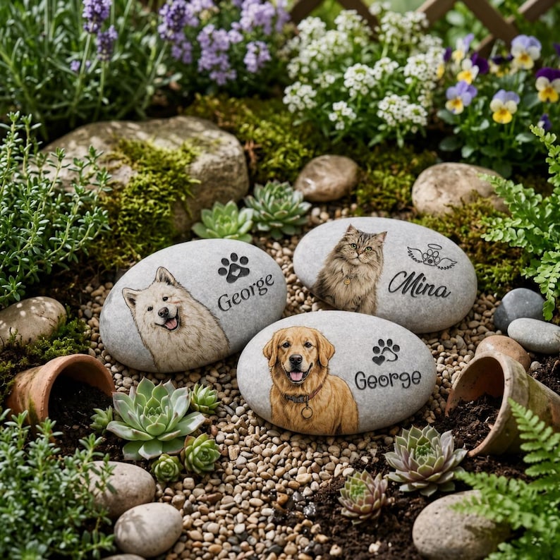 The Forever Companion Personalized Garden Stone