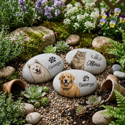The Forever Companion Personalized Garden Stone