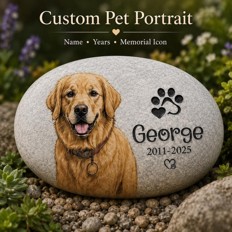 The Forever Companion Personalized Garden Stone
