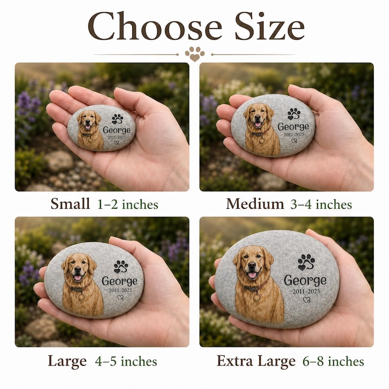 The Forever Companion Personalized Garden Stone