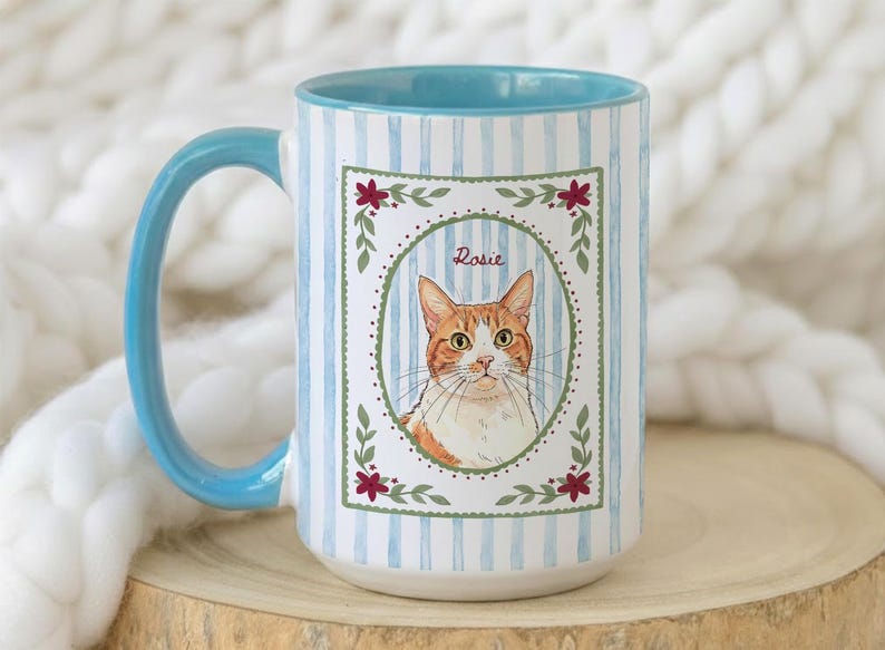 The Personalized Fur Baby Watercolor Mug