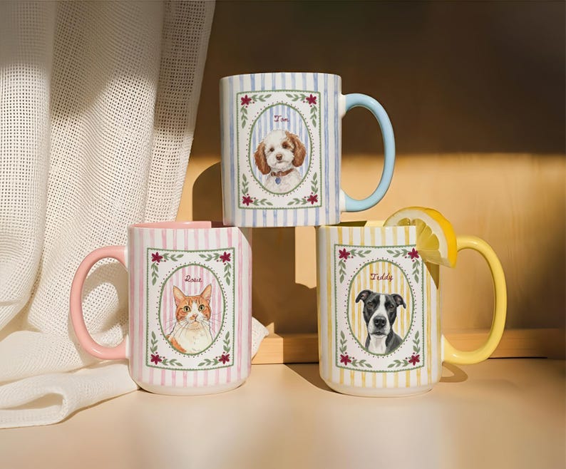 The Personalized Fur Baby Watercolor Mug