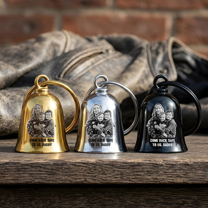 The Personalized Biker Ride Safe Bell
