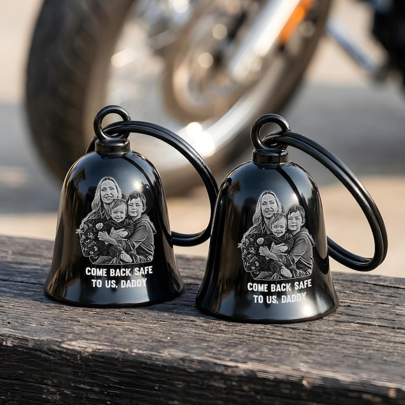 The Personalized Biker Ride Safe Bell