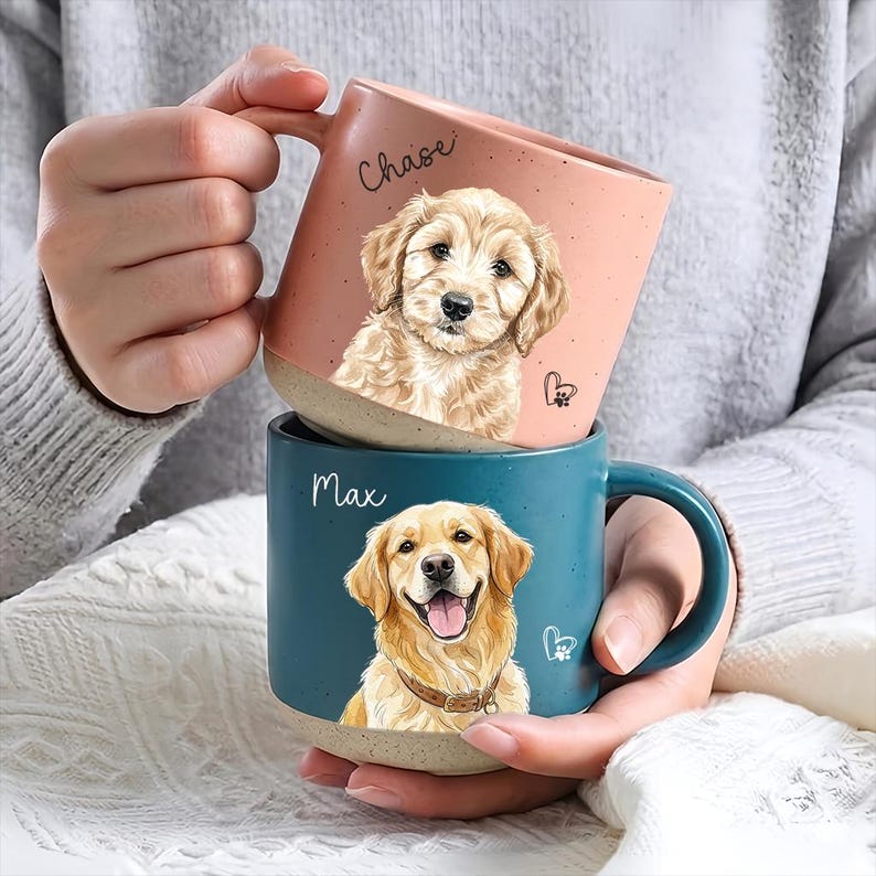 The Whimsical Custom Pet Pottery Mug