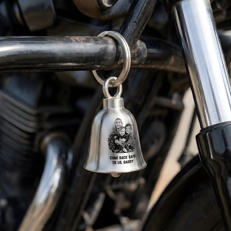 The Personalized Biker Ride Safe Bell