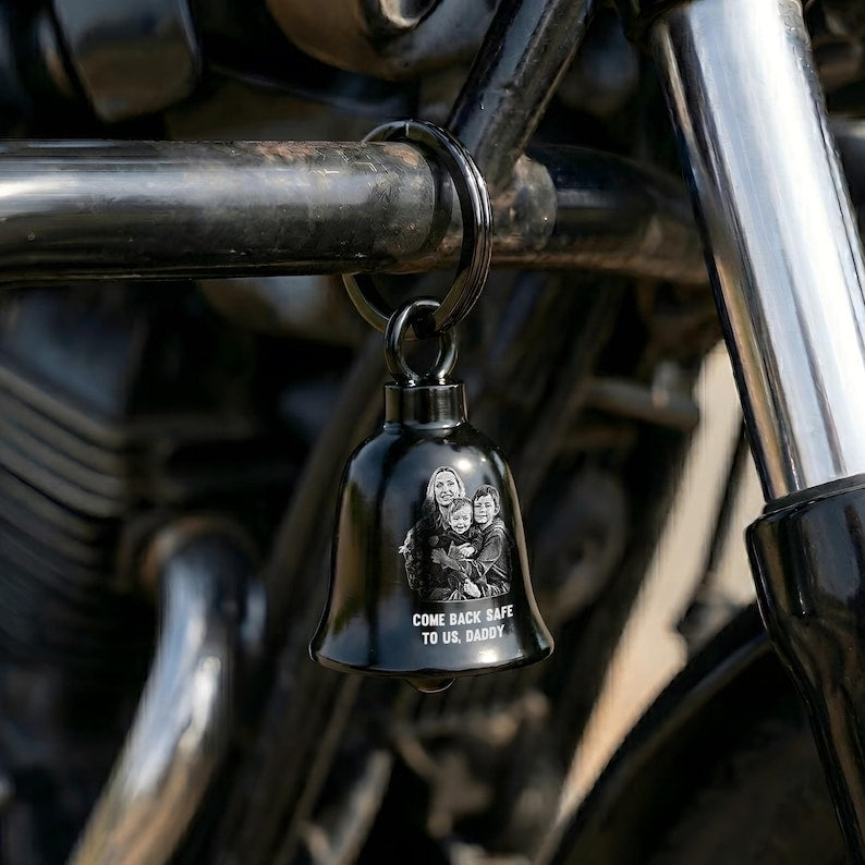 The Personalized Biker Ride Safe Bell