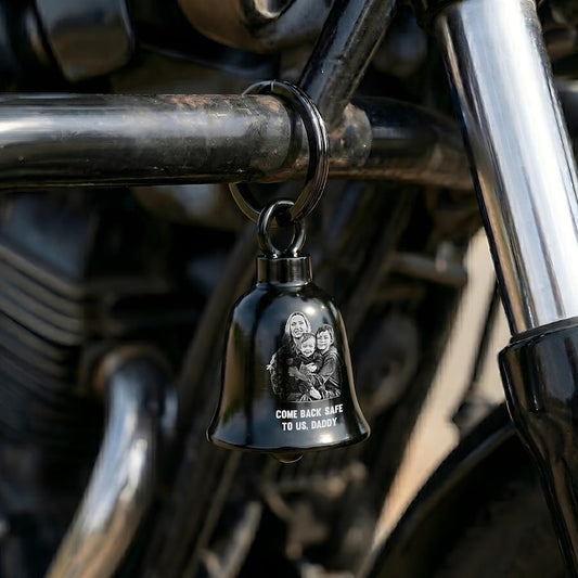 The Personalized Biker Ride Safe Bell