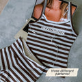 Custom Sorority Foldover Shorts and Tank Set