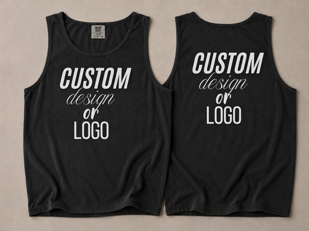 Custom Arched Graphic Sleeveless Muscle Tank