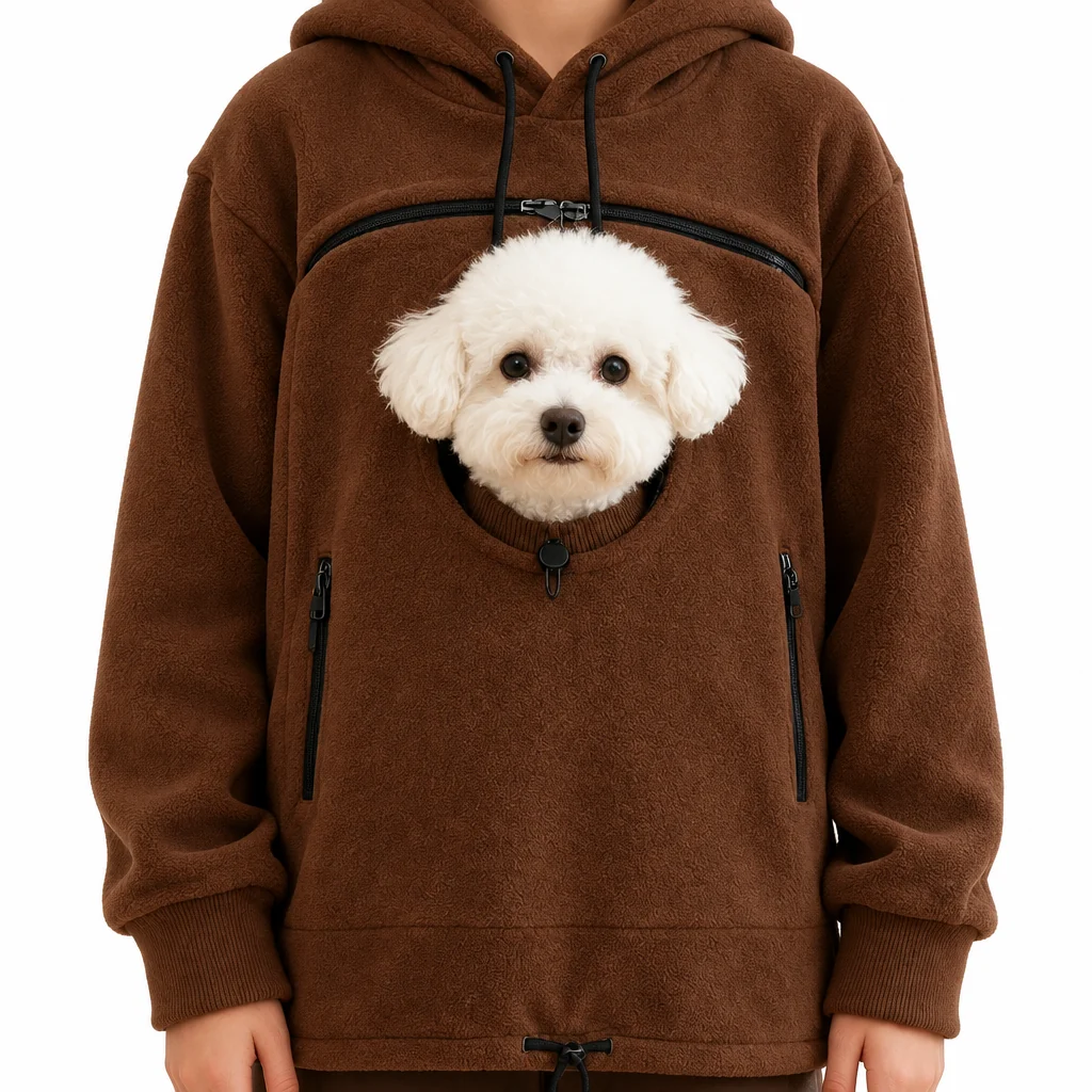 PupPocket Cozy Carrier Hoodie