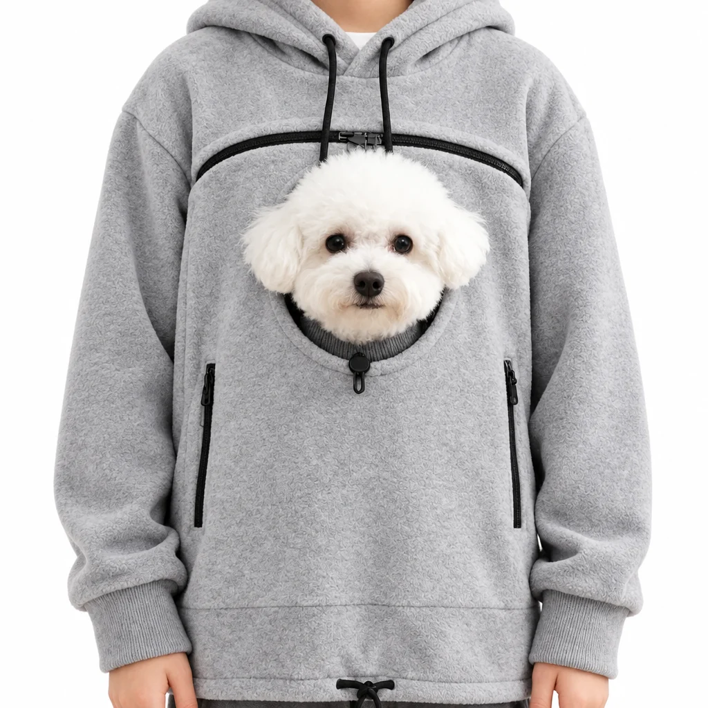 PupPocket Cozy Carrier Hoodie
